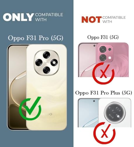 Image of Jkobi Shockproof Crystal-Clear Back Cover for Oppo F31 Pro (Magsafe Wireless Support | Drop & Camera Protection | Hard Polycarbonate)