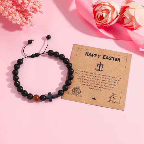 Image of Smilelife Easter Gifts for Teen Girls & Women - Bunny Beaded Bracelet Set - Perfect Easter basket stuffers