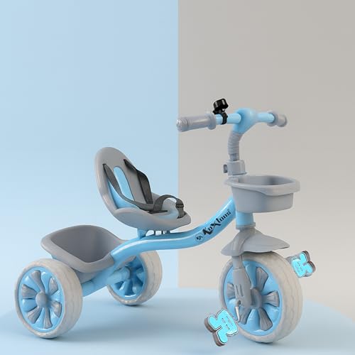 Image of Tricycle for Kids, Tricycles for Kids 2 to 5 Years Boys and Girls, Cycle for 1+ Children, Bike with EVA Tech Wheels, Super