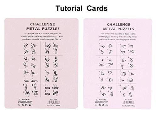 Brain Teaser Puzzle 20Pcs Unlock Interlock Game Iq Test Wooden Toy 3D Unlock Interlock Puzzle Magic Ball Brain Teaser Toy Puzzles For Adults #TOP2