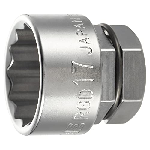 TONE Socket (12 Angles for Glasses Wrench) RGD-17 Double Side Width 0.7 inches (17 mm)