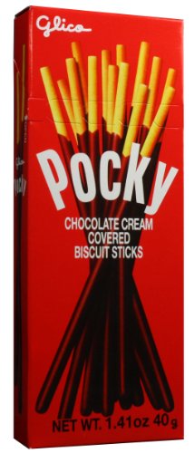 Glico Pocky Chocolate, 1.41-Ounce Boxes (Pack of 20)