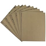 9 x 11 Inch 10000 Grit High Performance Silicon Carbide Wet/Dry Sanding Sheets Abrasive Paper Sheets for Automotive Sanding Wood Furniture Finishing, 10-Pack