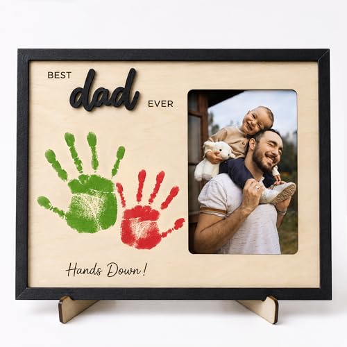 MIKAYENUS Hands Down Best Dad Ever Craft Frame For Daddy