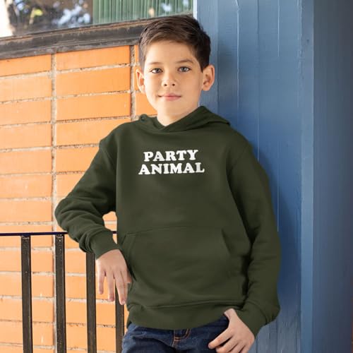 Graphic Party Animal Kids' Hoodie - Kids Stylish Present - Animal Lover Gift2