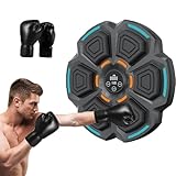 TARSHYRY Music Boxing Machine für Erwachsene mit LED Licht und Boxhandschuhe, 9 Trainingsmodi & Zählfunktion Boxmaschine mit Musik für effektives Ganzkörpertraining