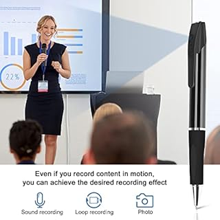 FINSUI Spy Cameras Pen 1080P Hidden Cameras Mini Portable Pocket Cam Covert Camera with 32GB SD Card Secret Camera with Video Recording Photo Taking for Home Business Conference