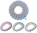 Lot de 4 housses de siège de toilette lavables, épaississent les coussins de siège de toilette extensibles en forme de O avec boucle de suspension, housse de siège de toilette plus chaude, taille univ