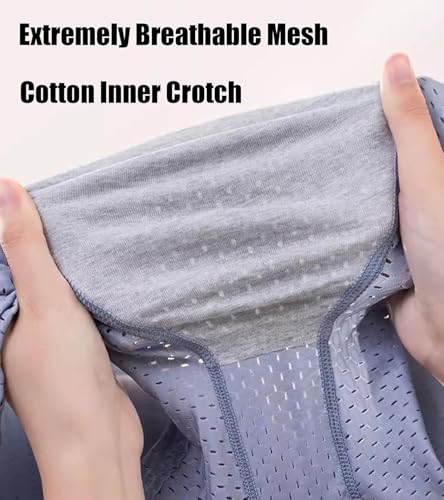 Image of HEADBUTT Nylon Ice Silk Breathable Men's Underwear, Mens Padded Butt Underwear Boxer Shape Enhancer Briefs