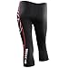 VIRUS Men's Stay Warm Coffee Charcoal 3/4 Length Boot Cut Compression Pant