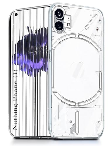 Image of Jkobi Back Cover for Nothing Phone 1 (Silicone Clear Shockproof Case with Camera Protection | Soft and Flexible | Transparent)