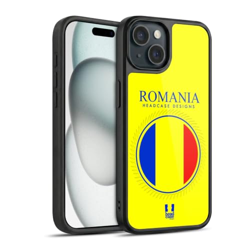 Coque en Gel Apple iPhone 15 Antichoc Motif Drapeau Roumanie