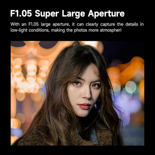 Image of Brightin Star MF 50mm F1.05 Full-Frame Lens for Canon RF Mount Mirrorless Cameras,f /1.05 Large Aperture Manual Focus Prime Lens Fit for EOS R5 R6 R RP R7 R10 R3 R6 Mark II