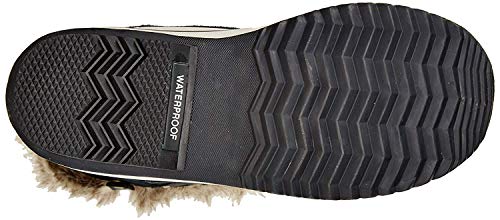 Womens Sorel Joan Of Arctic Faux Fur Cuff Warm Winter Waterproof Boots - Black/Quarry - 7 #TOP3