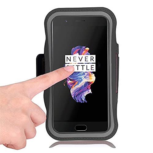 Image of TDG Pu Leather Belt Pouch Holster for Apple iPhone Smartphones & Mobiles (Display 5 to 6.7 inches) (1+8 Pro Armband)