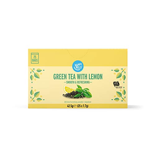 Grüner Tee mit Zitrone von Happy Belly – 150 Aufgussbeutel