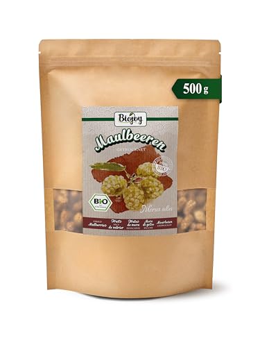 Biojoy BIO-Maulbeeren getrocknet (500 g) weiß ungeschwefelt
