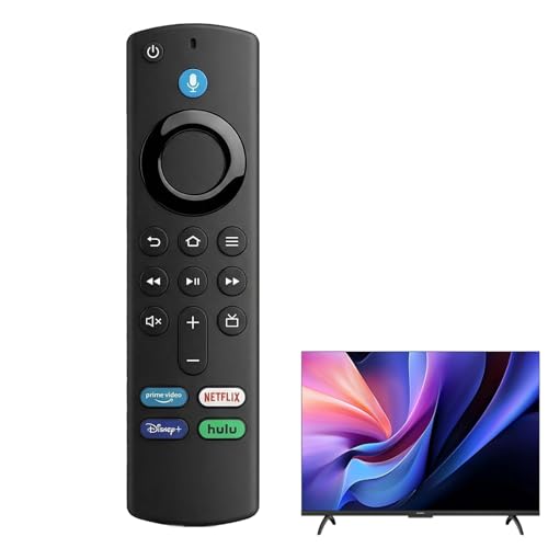 Enhanced Voice Remote Control Compatible with Amazon Smart TVs, Fire TV Devices, Supports Fire TV Stick (2nd, 3rd Gen), Fire Cube (1st, 2nd Gen), Voice Search & Quick Pairing Functionality