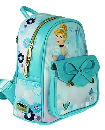 Kbnl Princess - Cinderella 11'' Vegan Leather Mini Backpack - A21727, Multicoloured, Medium #TOP1