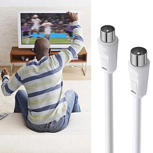 D.A.Y. Republic 5m TV Aerial Coax Cable with Female Adapter - Image 2