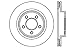 StopTech 127.63045R Sport Drilled/Slotted Brake Rotor (Front Right), 1 Pack