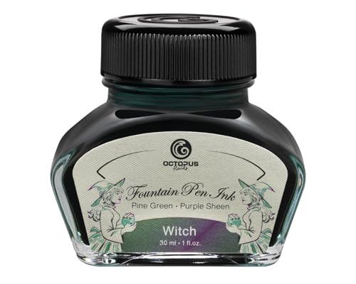 Octopus Fluids Green Fountain Pen Ink 30ml