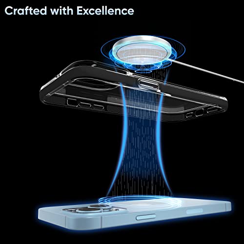 Image of Vaku Luxos Guard Series for iPhone 14 Plus Cover Case, 10 Feet Drop Protection, Shockproof, Scratch Resistant, Slim, Thin Compatible with iPhone 14 Plus Back Cover - Black