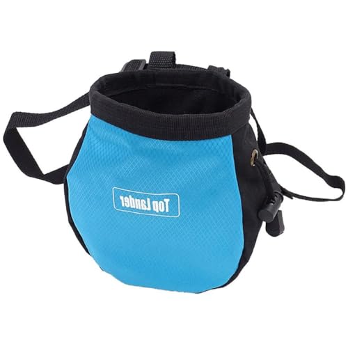 Bolsa de tiza para escalada al aire libre, bolsa de magnesia con cierre de cordón, bolsa de tiza antideslizante, bolsa de tiza para boulder, bolsa de polvo de magnesia, accesorios de senderismo y