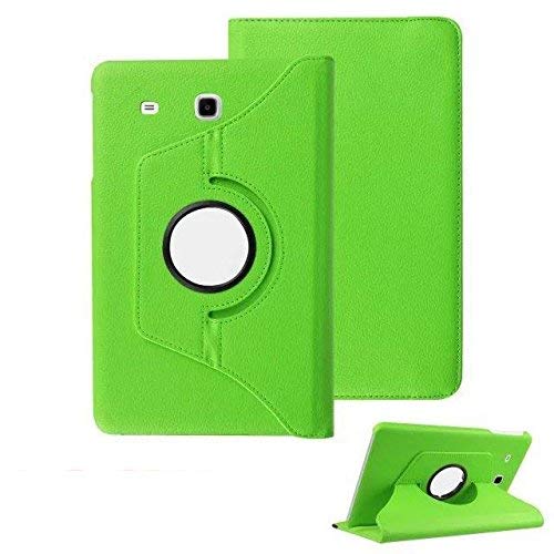 E4DEAL 360 Rotation Case for Samsung Galaxy Tab E SM-T560/T561 9.6 inch Tablet-Multiple Angles Stand Protective Cover with Auto Sleep/Wake (Green)