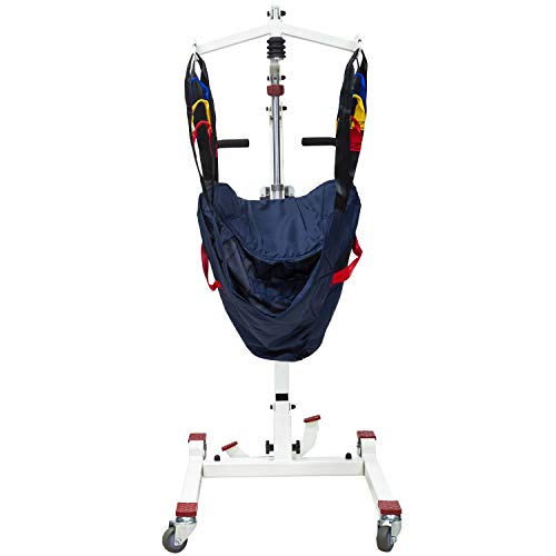 Prowinch Portable Electric Patient Lifter 400 lbs. Medical Body Lifter and Transport with Full Size Polyester Harness - Thumbnail 3