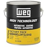 Auto Underbody Coating – 1 Gallon Factory-Type Automotive Paint | Rust Resistant for Truck & Car Frames & Undercarriage Protection | Durable Finish | Professional Automotive Paint (BRILLIANT SILVER K23)