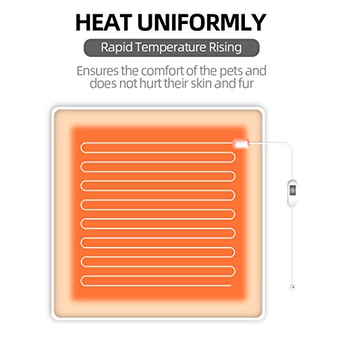 mewmewcat Pet Almofada de Aquecimento do Animal de Estimação Inverno Mais Quente Cama Mat Cobertor E