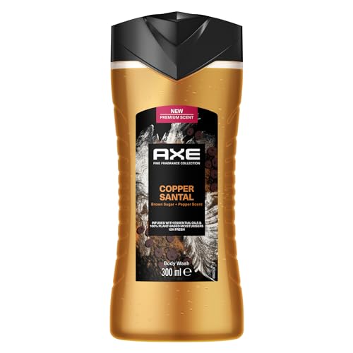 Axe Fine Fragrance Collection Duschgel Copper Santal Premium Body Wash für 12H langanhaltende Frische verleiht einen spektakulären Duft unter der Dusche 300 ml