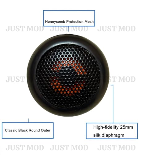 Image of Car Tweeter Speaker Coaxial Audio Stereo Mini Tweeter Car Universal 250 watt Max 60w RMS (1 Set)