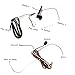 iJDMTOY Universal Fit Relay Harness Wire Kit with LED Light ON/Off Switch Compatible with Automtive Driving Light, Fog Light, Off-Road Lighting, etc