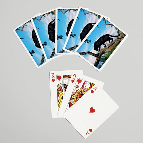 Lantern Press Baraja de Poker Black Panther 52 cartas miniatura 7