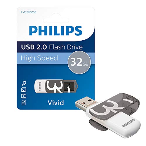 Philips Vivid USB Flash Drive 32 GB, USB 2.0 - Assorted Color - Image 3