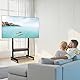 VEVOR rollbarer TV-Ständer TV-Wagen für 1397-2540 mm Bildschirme, höhenverstellbarer tragbarer Monitorständer mit Ablage bis zu 92,99 kg für Wohnzimmer Schlafzimmer Büro (Max VESA 800 x 600 mm)