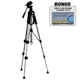 Deluxe 57-inch Camera Tripod with Carrying CaseFor The Flip Video Ultra, UltraHD, Ultra 2nd Generation Camcorders