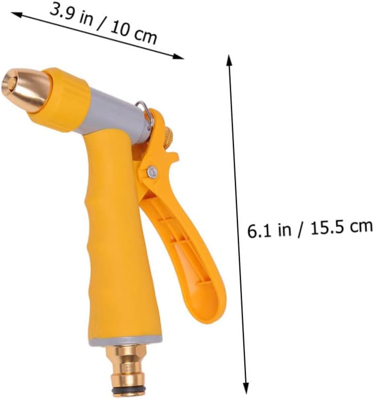 VOSAREA High Pressure Car Wash Nozzle Sprayer Metal Hose Nozzle for Vehicle Washing Sturdy Handheld Watering Tool Quick Connect and High-Pressure Functionality