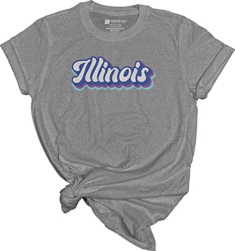 Illinois Retro (Grey Medium)