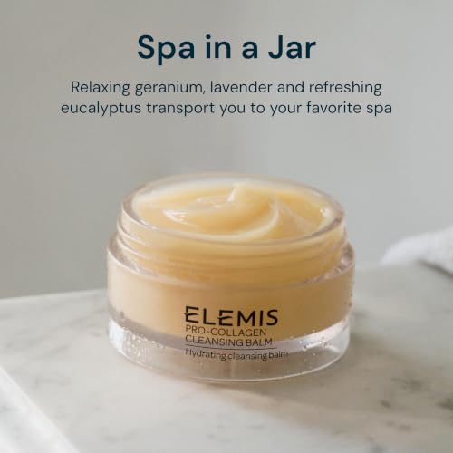 Image of ELEMIS Pro-Collagen Cleansing Balm Makeup Remover, Hydrating Facial Cleanser, Oil Cleanser, Oil Makeup Remover, Deep Cleanse