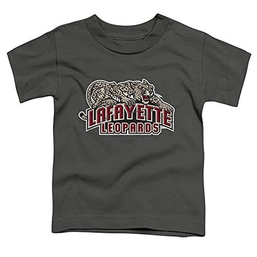Lafayette College Official Distressed Primary Unisex Toddler T Shirt,Charcoal, 2