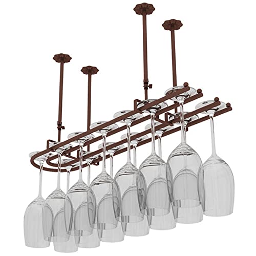 Support à verres à pied suspendu pour optimiser les petits espaces bar - 2