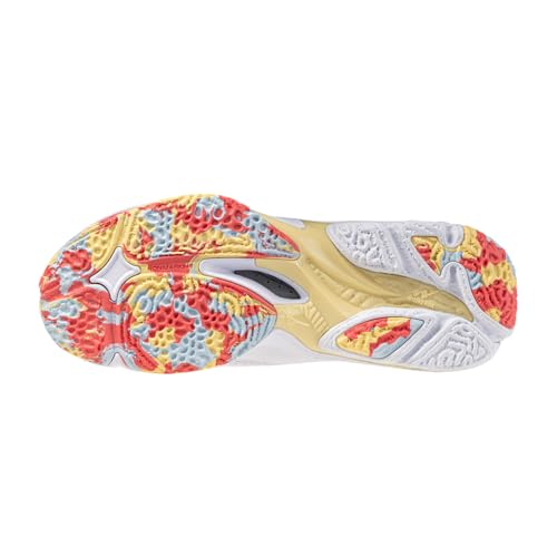 Mizuno WAVE LIGHTNING Z8 MID Chaussures de volleyball Calypso Pale Banana Femme Taille40.5 - vue 4