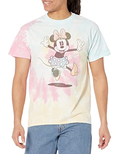 T-shirt Minnie Disney casual bleu et rose pour look urbain L