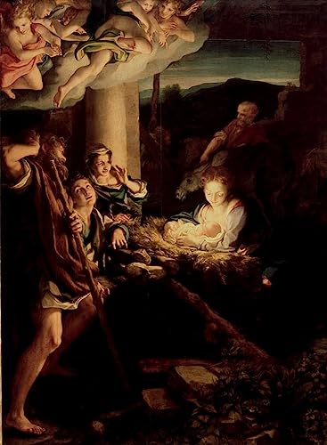 Murale Tableau La Sainte Nuit de Correggio pour illuminer votre foyer