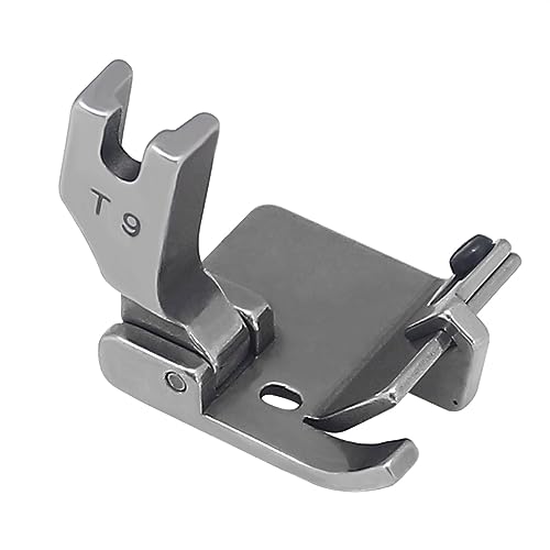 YEQIN Adjustable Bias Binder Foot Edge Guide Foot Hemmer Foot #T9 3-in-1 Universal Multifunctional Presser Foot for Industrial Lockstitch Sewing Machine