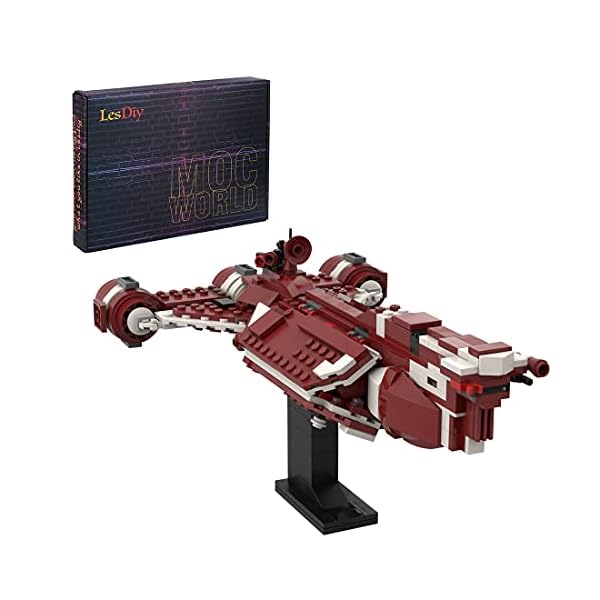 Bulokeliner Technik Raumschiff Modell, MOC 53149, 439 Teile Groß Technik Sternenzerstörer Kreuzer Bauset, UCS Super Star…