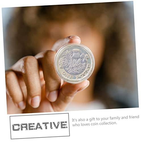 200 piezas caja organizadora para monedas acrílica miniatura 2
